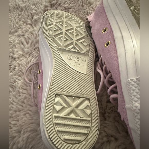 Converse Chuck Taylor All Star Low 'Frilly Thrills Pink Foam' 563416C Size 7.5 - Picture 10 of 14